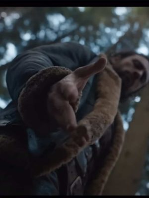 Aaron Taylor-Johnson Kraven The Hunter Fur Leather Jacket