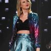 American Singer Taylor Swift Ombre Sequin Jacket
