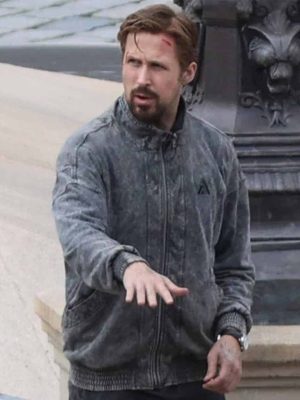Court Gentry The Gray Man 2022 Ryan Gosling Grey Cotton Jacket