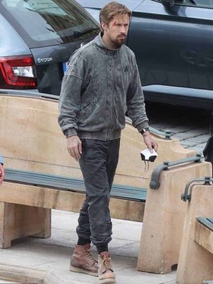 Court Gentry The Gray Man 2022 Ryan Gosling Grey Cotton Jacket