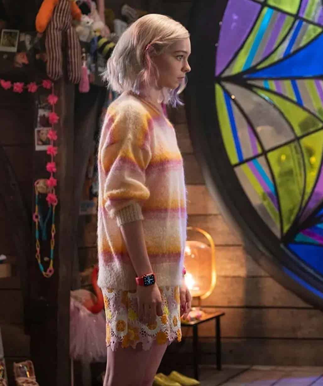 Enid Sinclair Wednesday 2022 Emma Myers Striped Sweater