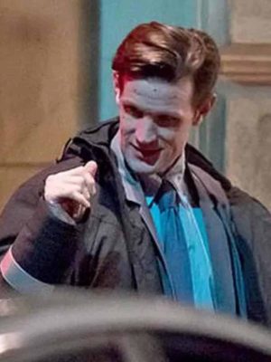 Loxias Crown Morbius 2022 Matt Smith Black Cotton Hooded Coat
