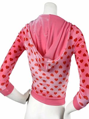 Megan Fox Jenifer’s Body Is Back Pink Heart Hoodie Jacket