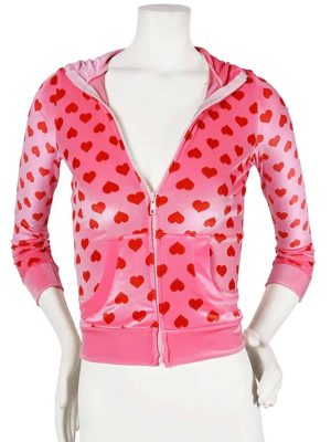Megan Fox Jenifer’s Body Is Back Pink Heart Hoodie Jacket