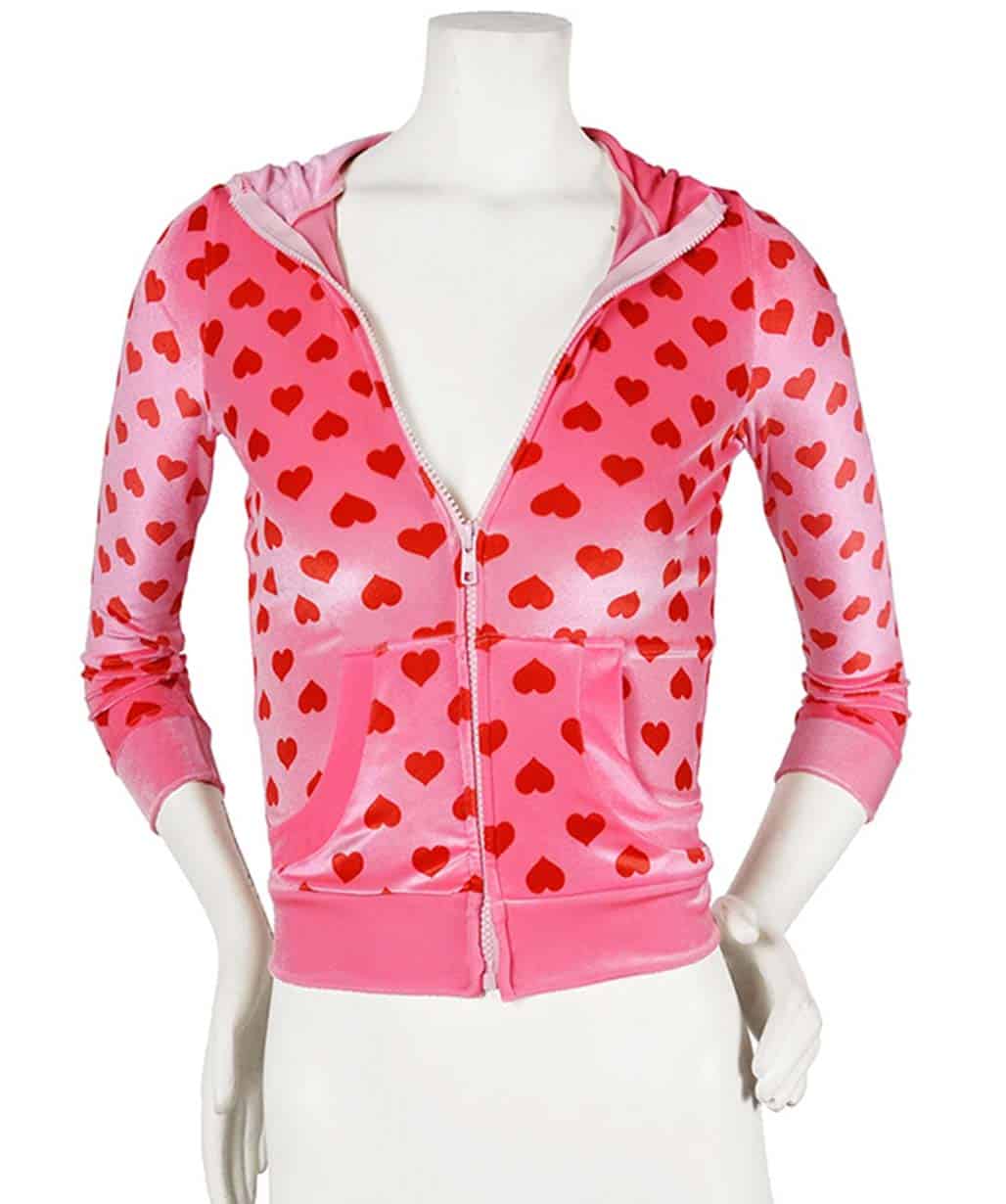 Megan Fox Jenifer’s Body Is Back Pink Heart Hoodie Jacket