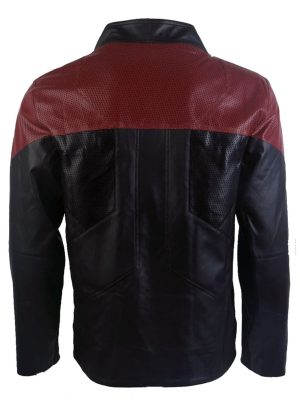 Star Trek Picard Season 3 Captain Riker Leather Jacket