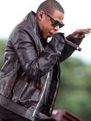 Shawn Corey Carter Jay-Z Brown Leather Jacket