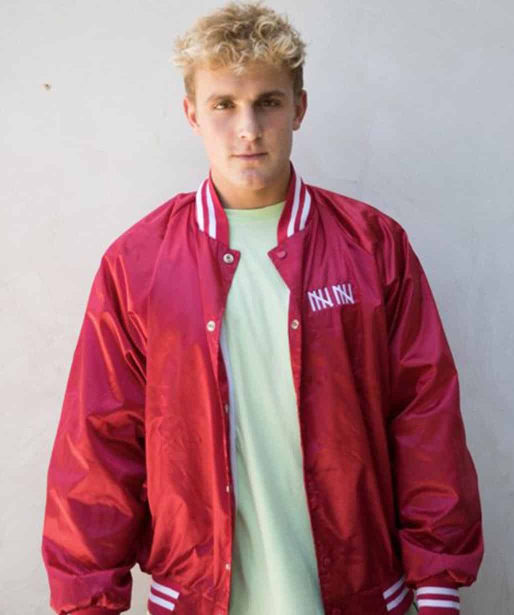 Jake Paul Red Bomber Jacket