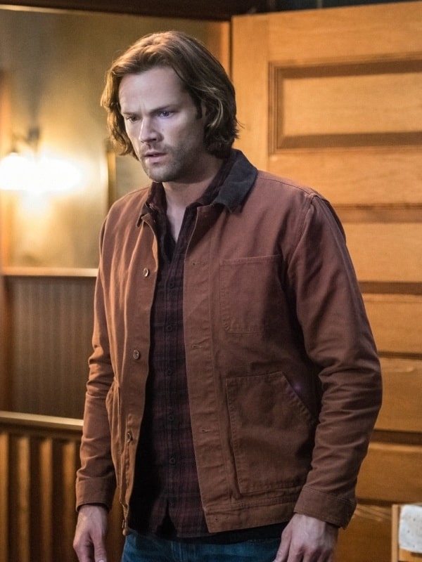 Jared Padalecki Supernatural Sam Winchester Brown Cotton Jacket