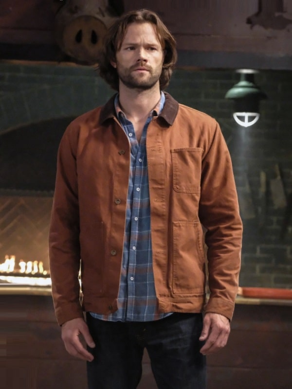Jared Padalecki Supernatural Sam Winchester Brown Cotton Jacket