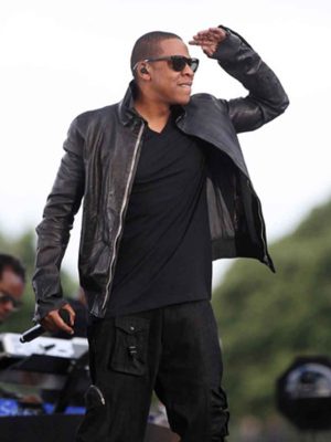 Shawn Corey Carter Jay-Z Brown Leather Jacket
