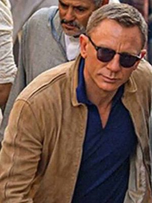 Spectre Daniel Craig Morocco Suede Jacket