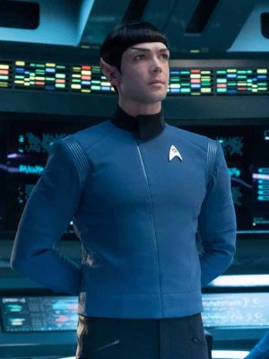 Star Trek Strange New Worlds Spock Blue Jacket