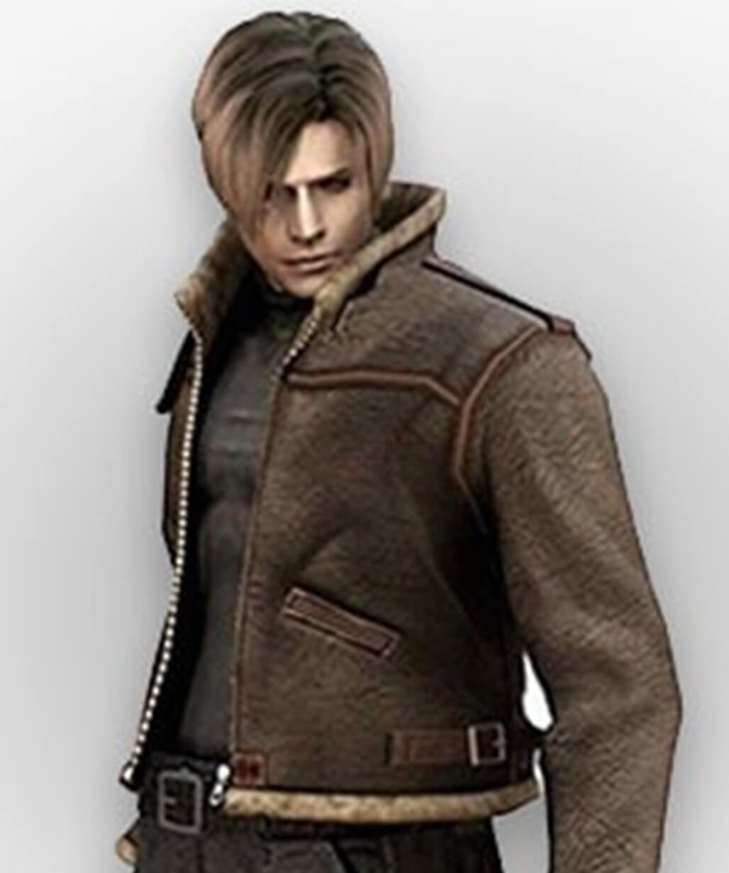 Resident Evil 4 Leon S Kennedy Leather Jacket Men