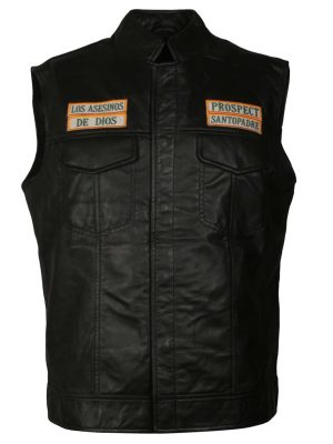 Angel Reyes Mayans M C Biker Leather Vest
