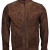 Noah Brown Suede Leather Jacket