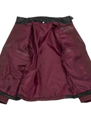 Ryan Reynolds Deadpool Maroon Leather Jacket