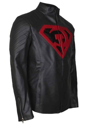 Superman Red Son Grey Leather Jacket