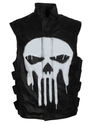 The Punisher Jon Bernthal Leather Vest
