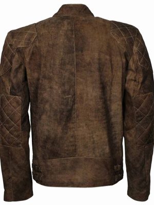 Trajan Distressed Brown Vintage Leather Jacket