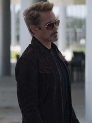 Avengers Endgame Tony Stark Iron Man Black Cotton Jacket