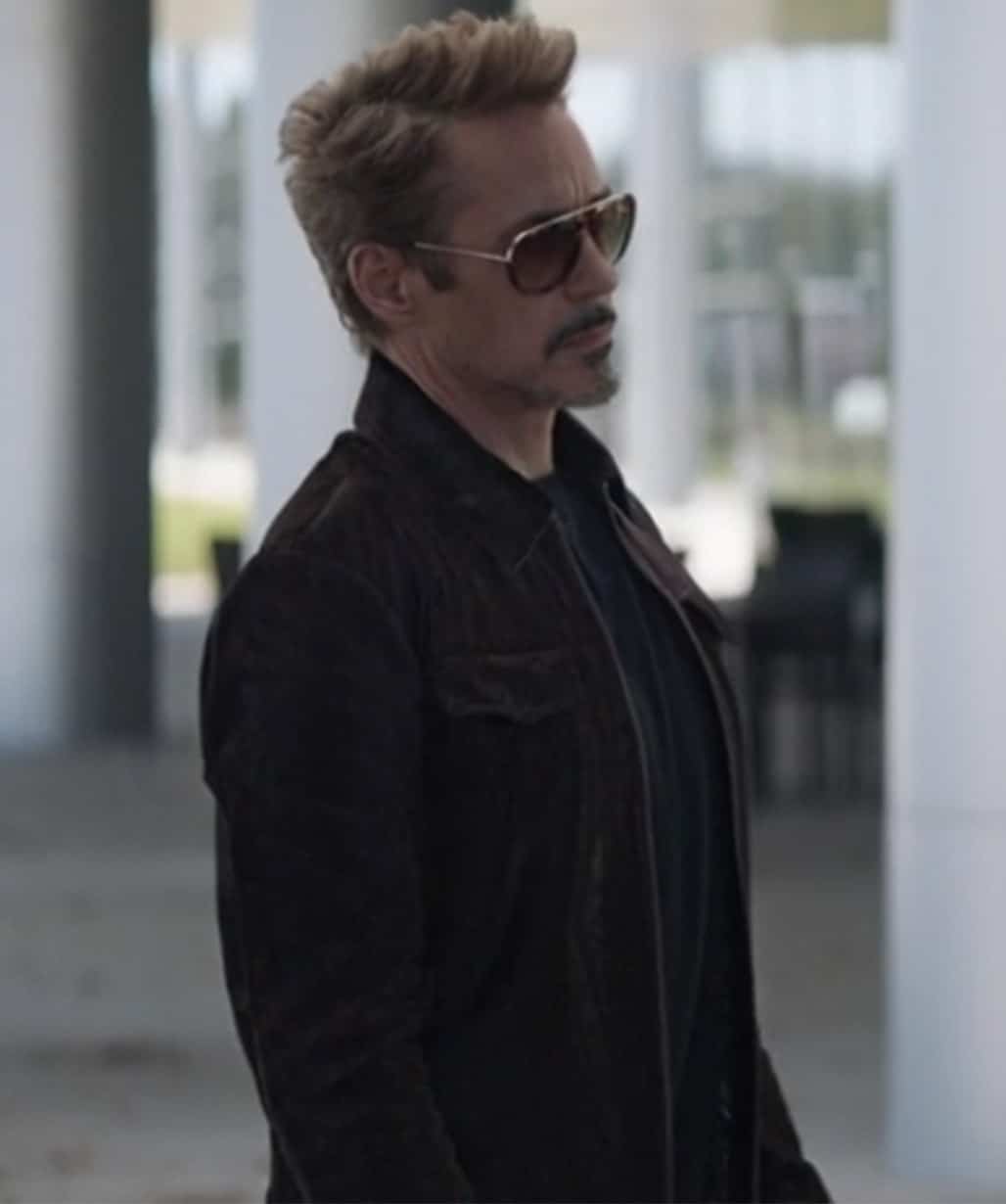 Avengers Endgame Tony Stark Iron Man Black Cotton Jacket