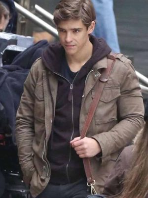 Brenton Thwaites Titans Dick Grayson Brown Cotton Jacket