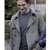 Robert Pattinson Twilight Edward Cullen Grey Wool Coat
