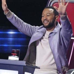 John Legend The Voice Purple Leather Jacket