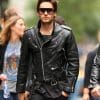 30 Seconds To Mars Jared Leto Black Biker Leather Jacket