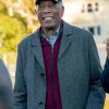 Morgan Freeman A Good Person 2023 Grey Wool Coat
