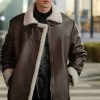 Jang Geon Won Ahn Bo-Hyun Itaewon Class Shearling Leather Coat