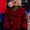 Best Christmas Ever 2023 Madison Skye Validum Red Wool Coat
