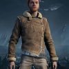 Cal Kestis Star Wars Jedi Survivor Brown Suede Leather Jacket