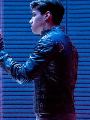 Cameron Cuffe Seg El Krypton Brown Leather Jacket