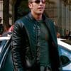 Chris Evans Fantastic Four Johnny Storm Black Leather Jacket