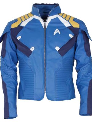Chris Pine Star Trek Beyond Captain James Kirk Blue Uniform Costume Jacket