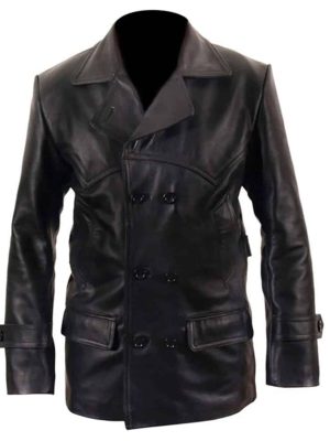 Christopher Eccleston 9th Doctor Who Black Leather Jacket