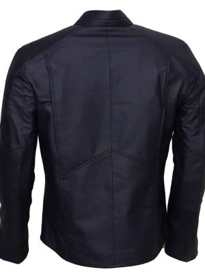 Clark Kent Superman Man Of Steel Henry Cavill Blue Leather Jacket
