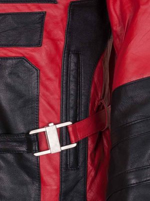 Daredevil Charlie Cox Red Leather Jacket