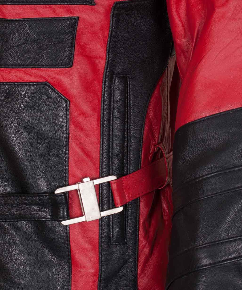 Daredevil Charlie Cox Red Leather Jacket