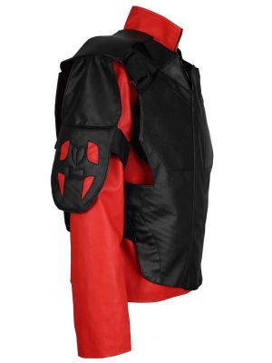 Deadshot Will Smith Suicide Squad Red And Black Faux Leather Jacket