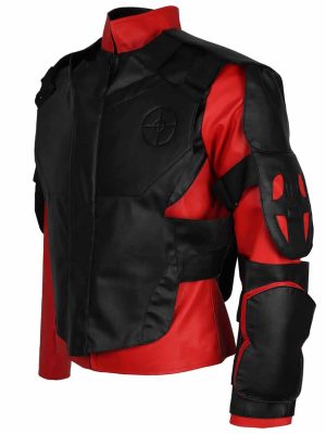Deadshot Will Smith Suicide Squad Red And Black Faux Leather Jacket