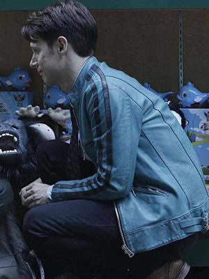 Dirk Gently Holistic Detective Agency Samuel Barnett Blue Jacket