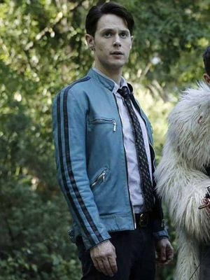 Dirk Gently Holistic Detective Agency Samuel Barnett Blue Jacket