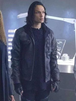 Elnor Star Trek Picard S2 Black Leather Jacket