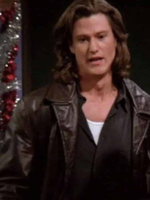 Fun Bobby Friends Brown Leather Jacket