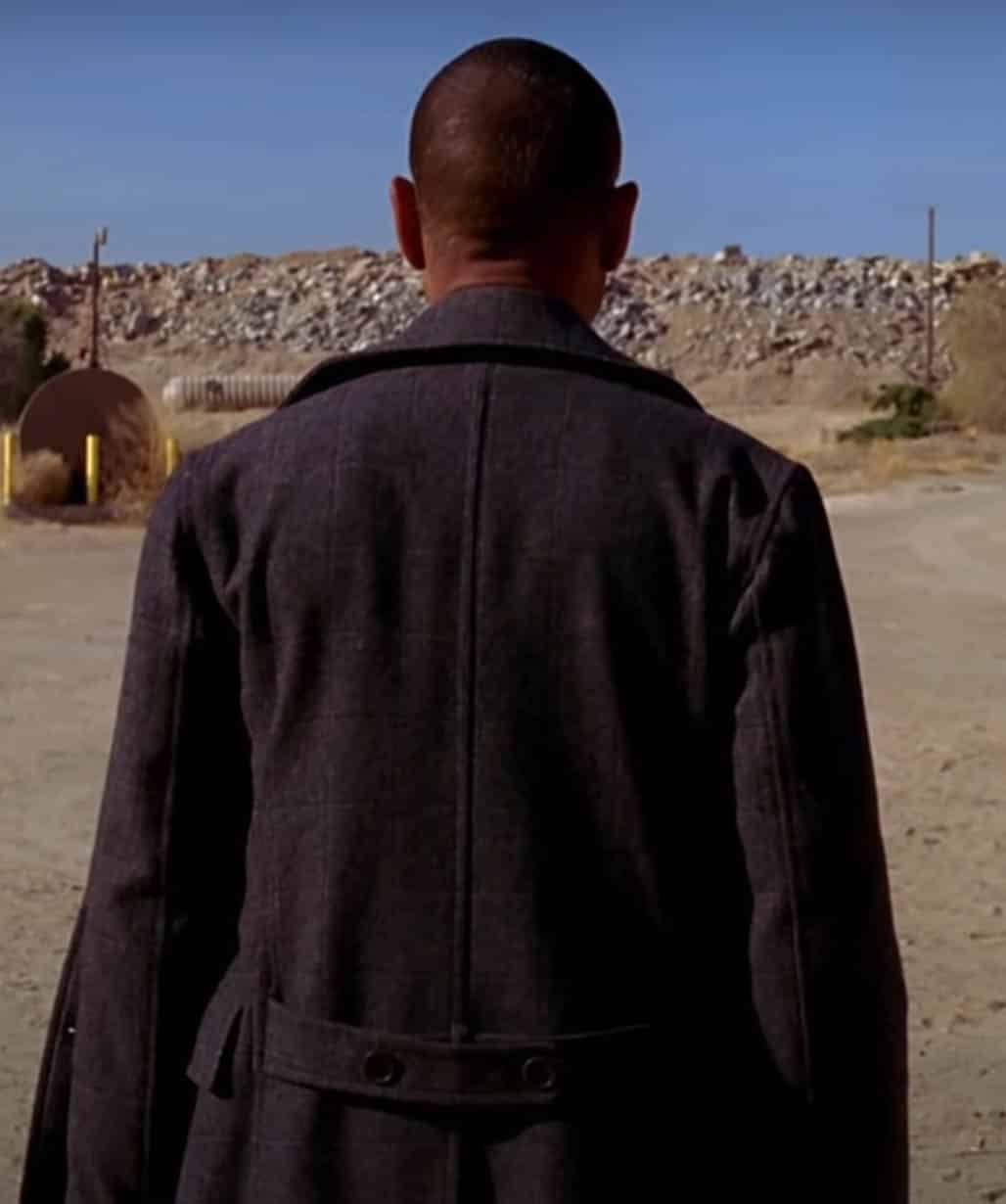 Gustavo Fring Breaking Bad Giancarlo Esposito Grey Wool Long Coat