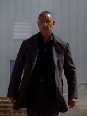 Gustavo Fring Breaking Bad Giancarlo Esposito Grey Wool Long Coat