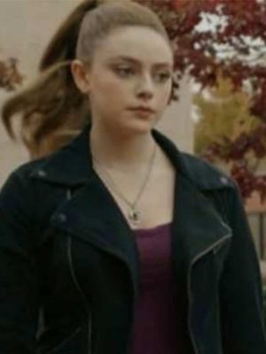 Legacies S01 Episode 12 Hope Mikaelson Black Leather Jacket